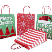 圣诞礼品袋 纸袋烫金系列图片文字款好看包装礼品袋