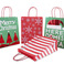 圣诞礼品袋 纸袋烫金系列图片文字款好看包装礼品袋图