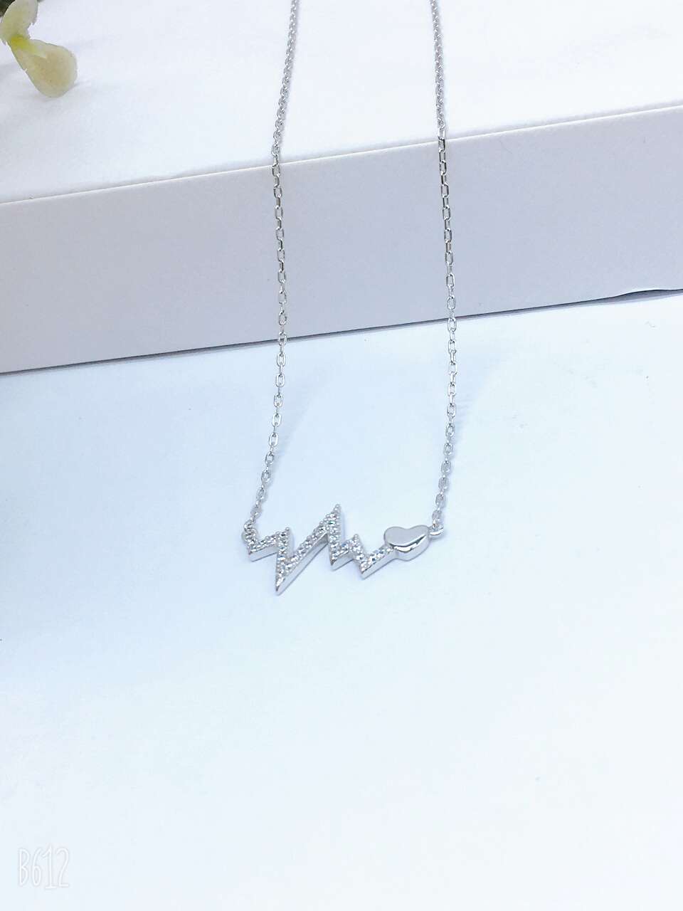 Heartbeat Sterling silver necklace