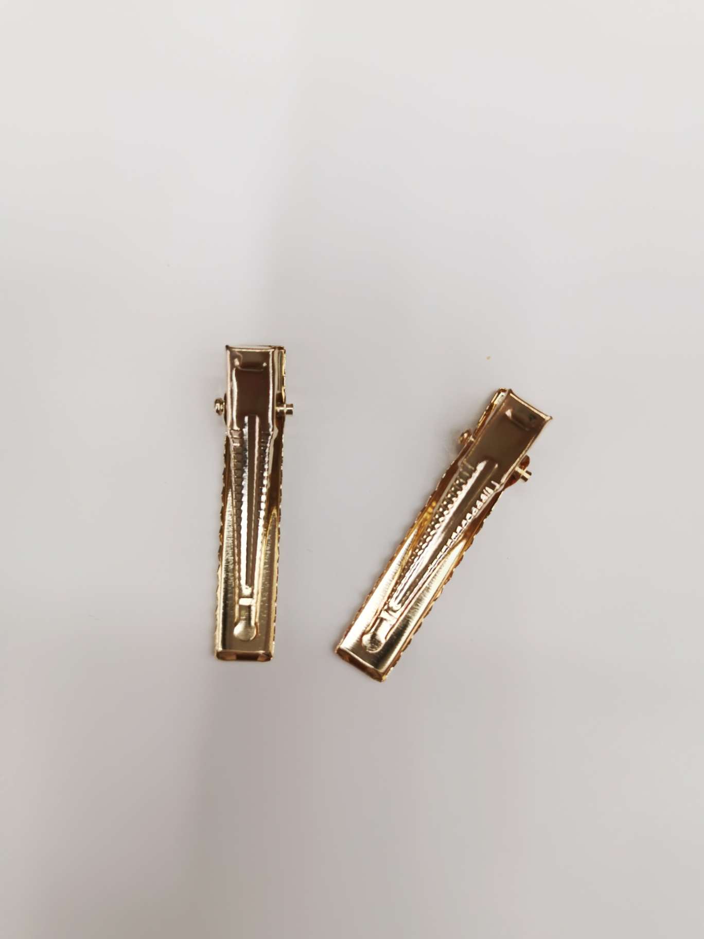 4.2Cm Double Fork Clip Diy Accessories Gold Duck Beak Clip Handmade Diy Hair Clip Self-Made Hair Clip Hand-Made Accessories Clip Hair Clip Headband Bow Material Accessories