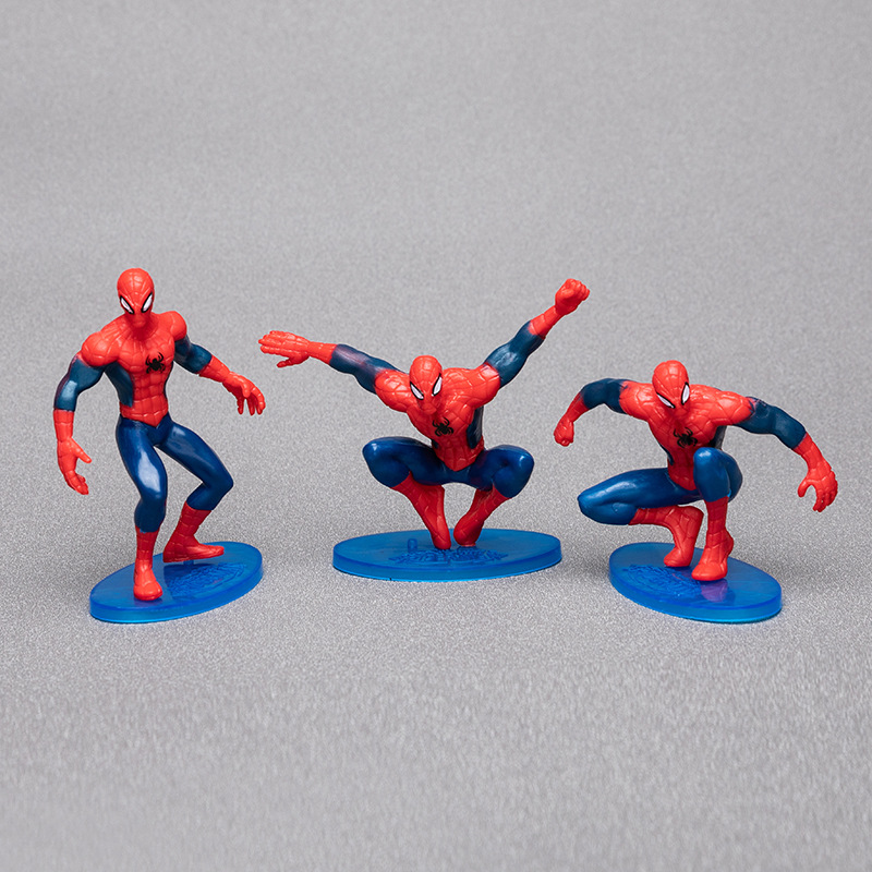 7款蜘蛛手办 动漫周边英雄公仔玩具模型汽车蛋糕装饰摆件细节图
