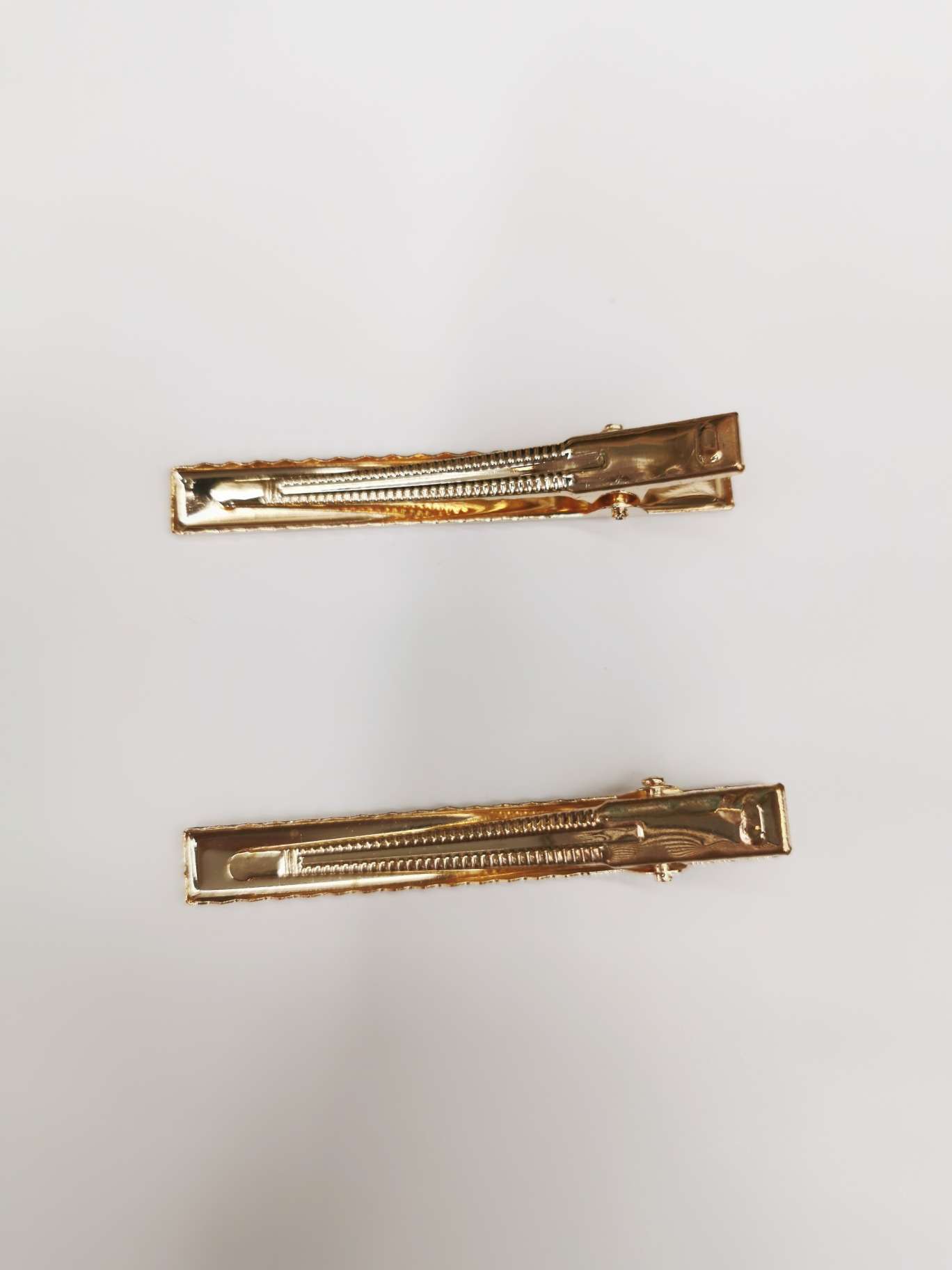 4.2Cm Double Fork Clip Diy Accessories Gold Duck Beak Clip Handmade Diy Hair Clip Self-Made Hair Clip Hand-Made Accessories Clip Hair Clip Headband Bow Material Accessories details Picture