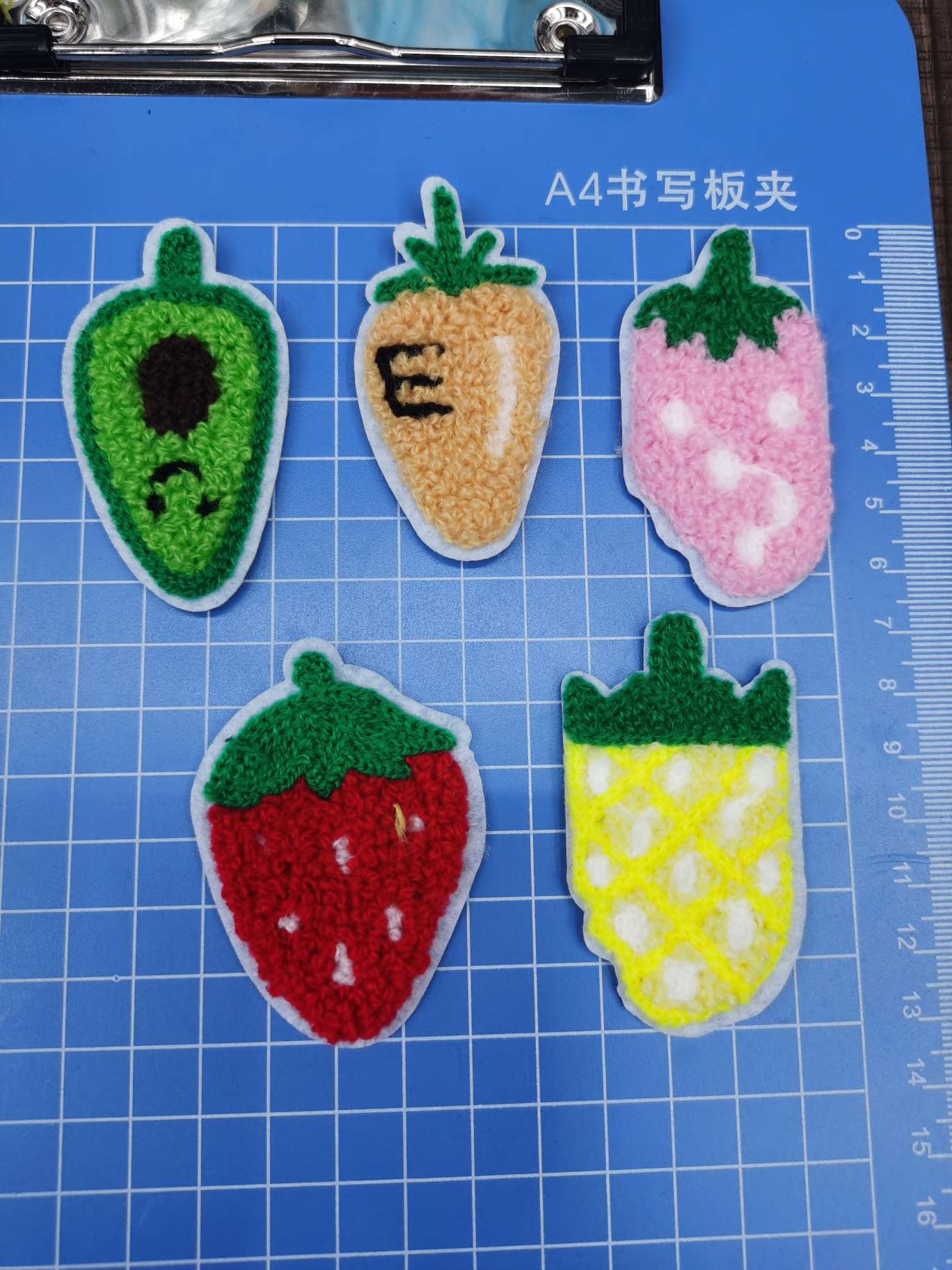 Towel embroidery ice cream series