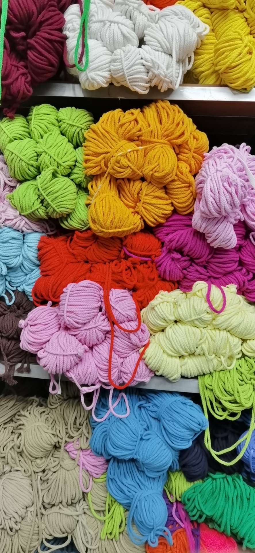 彩色环保8股棉绳手工DIY编织束口绳帽绳八股带绳15元一支95米左右图