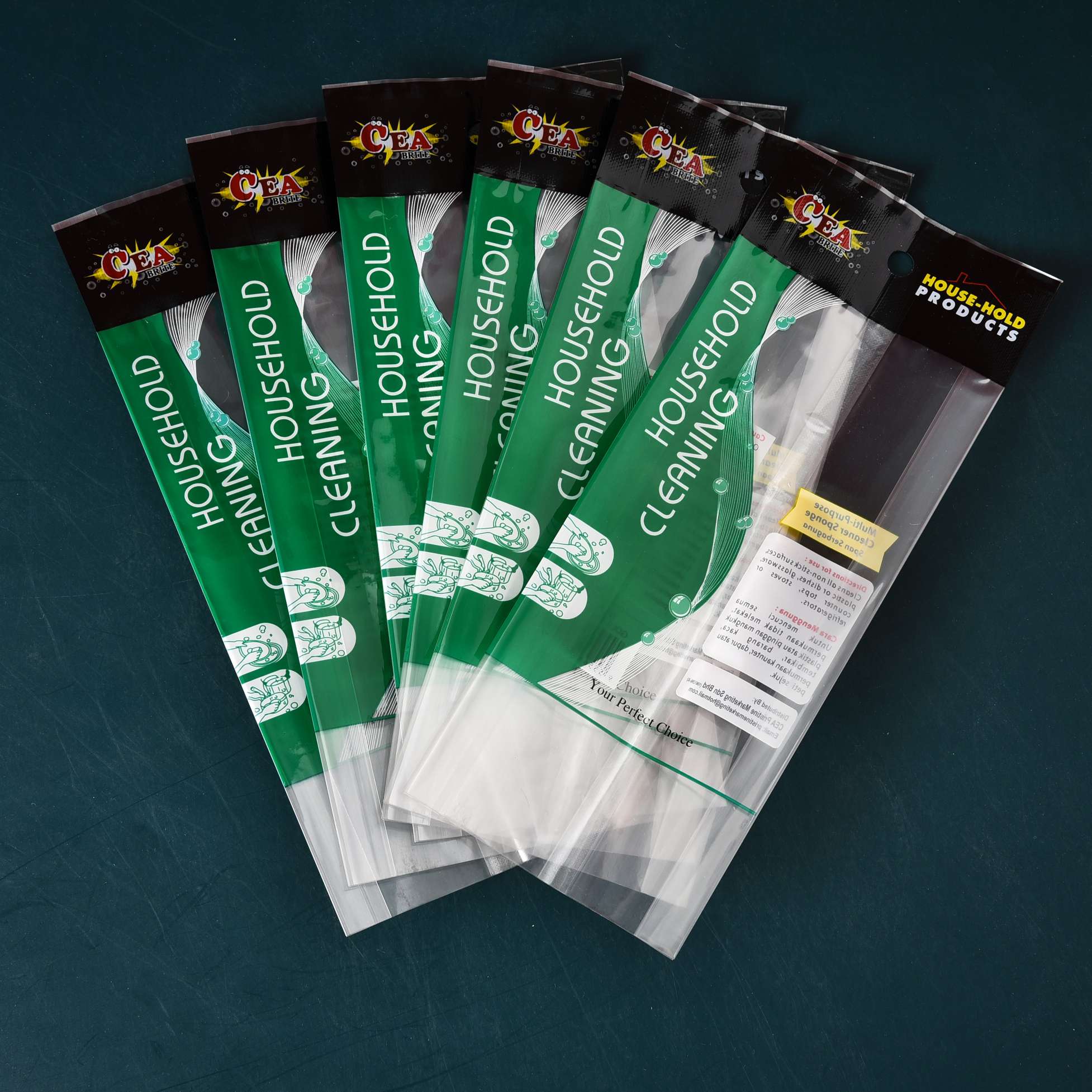 The styles of plastic packaging bags for sealing in sponge packaging are for reference