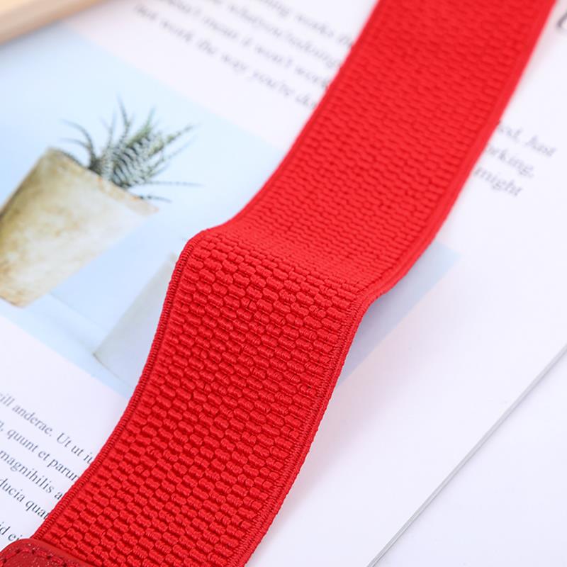 Ladies' wide waist belt, versatile and fashionable Korean-style button-down elastic elastic belt with down jacket dress belt, young dance waist belt, Korean-style elastic elastic skirt belt wholesale A092 undefined