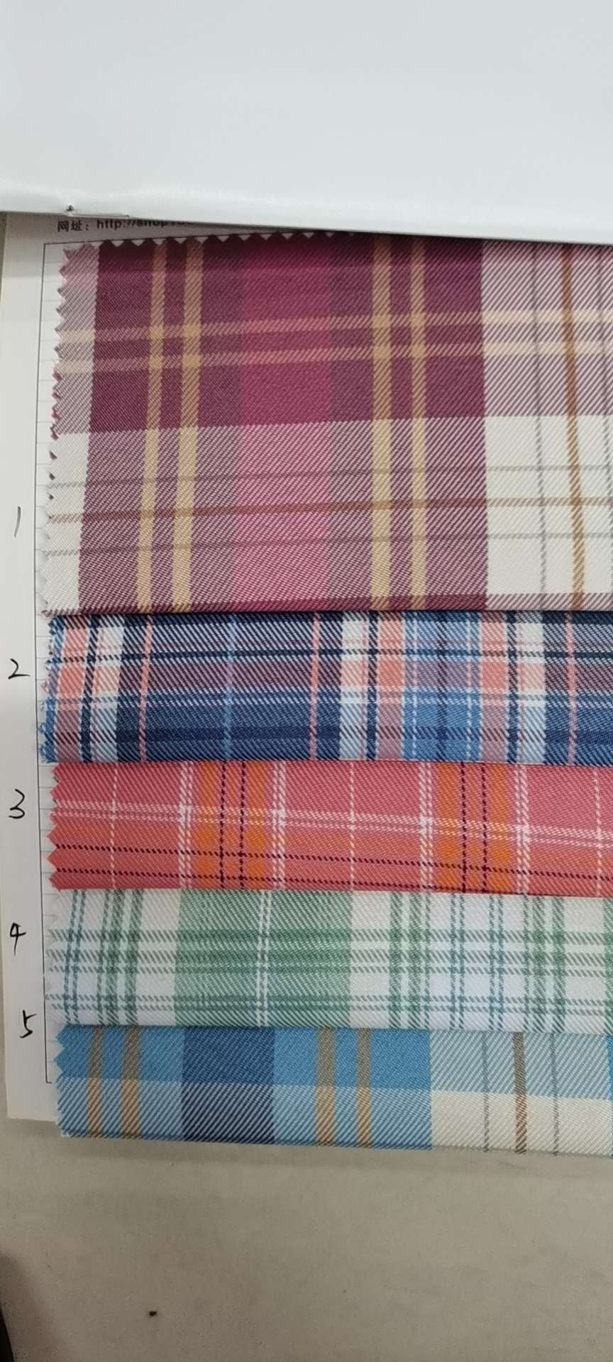 Polyester Gingham For Head Flower, School Skirt Specification drawing
