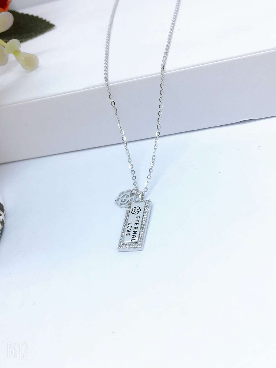 Rose 🌹 sterling silver necklace