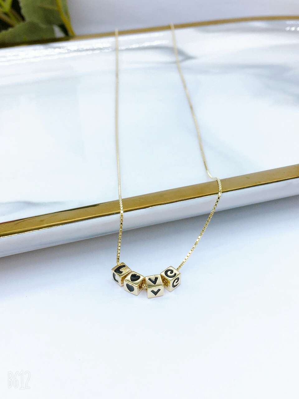 LOVE sterling silver necklace