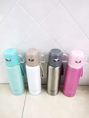 Z66-500ml vacuum bullet cup Vacuum thermos cup Student cup casual cup stainless steel outdoor leisure travel water cup thumbnail