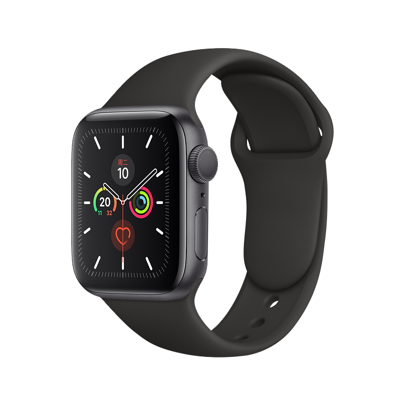 apple Watch 5/4/3/2/1 generation sports waterproof silicone solid color new loop strap undefined