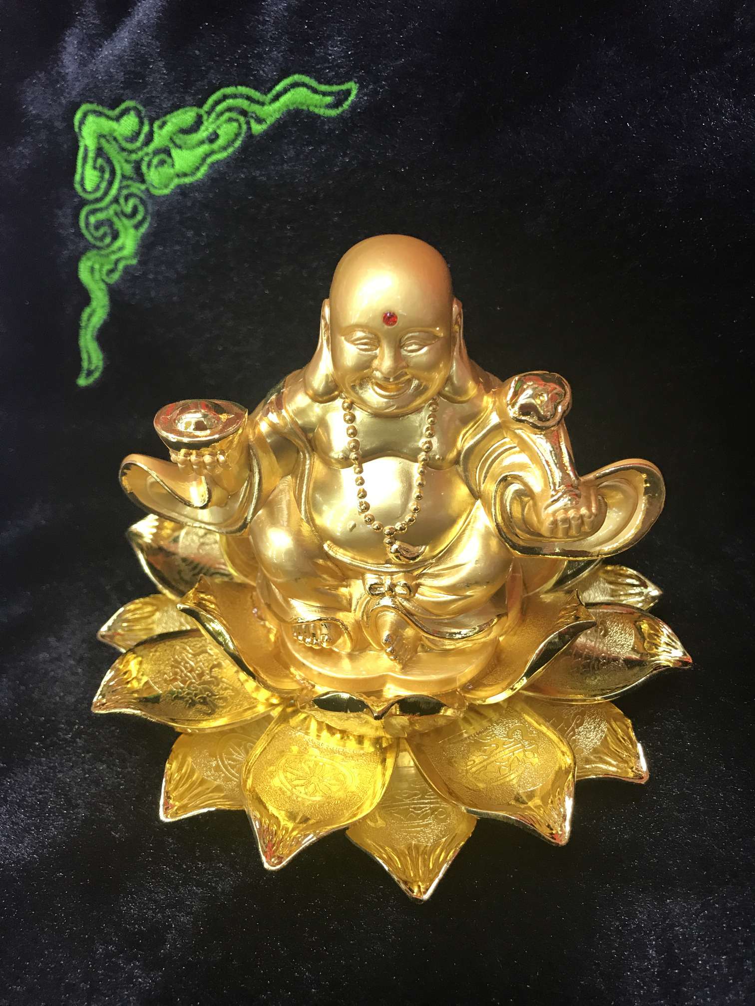 Alloy three-dimensional Lotus Guanyin series undefined