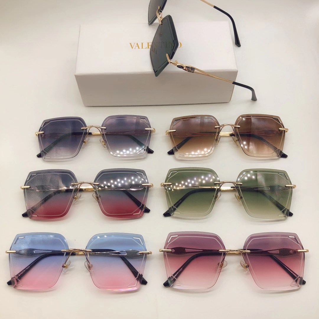 Rimless sunglasses for ladies