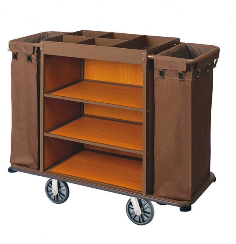 酒店宾馆清洗客房服务车图