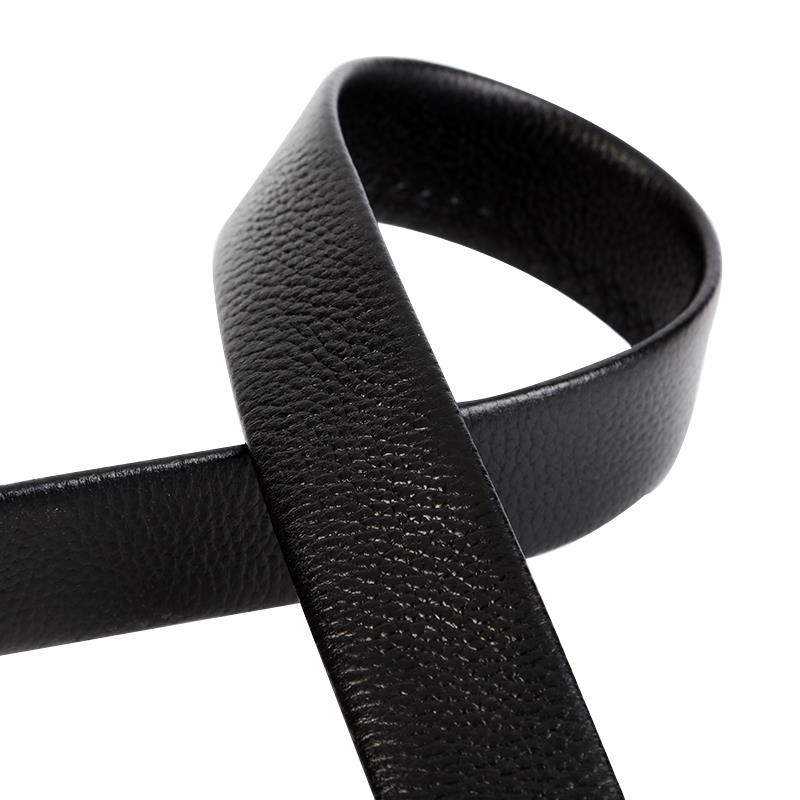 生产高档男士头层牛皮自动扣腰带双面荔枝纹商务真皮皮带正品新款 休闲皮带 学生西装皮带自主品牌腰带 70 71 72 73详情图8