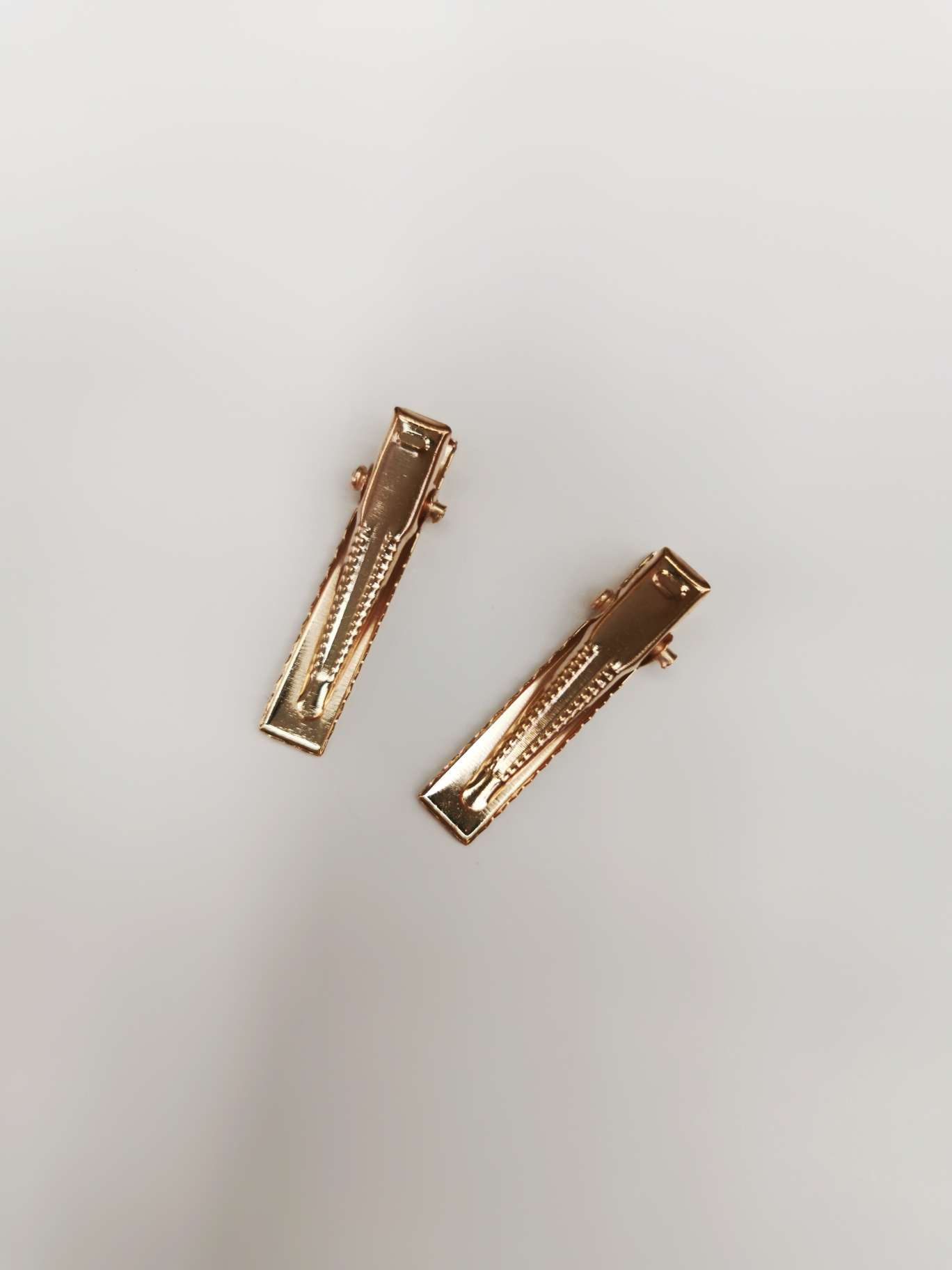 4.6Cm Double Fork Clip Diy Accessories Gold Duck Beak Clip Handmade Diy Hair Clip Self-Made Hair Clip Hand-Made Accessories Clip Hair Clip Headband Bow Material Accessories details Picture