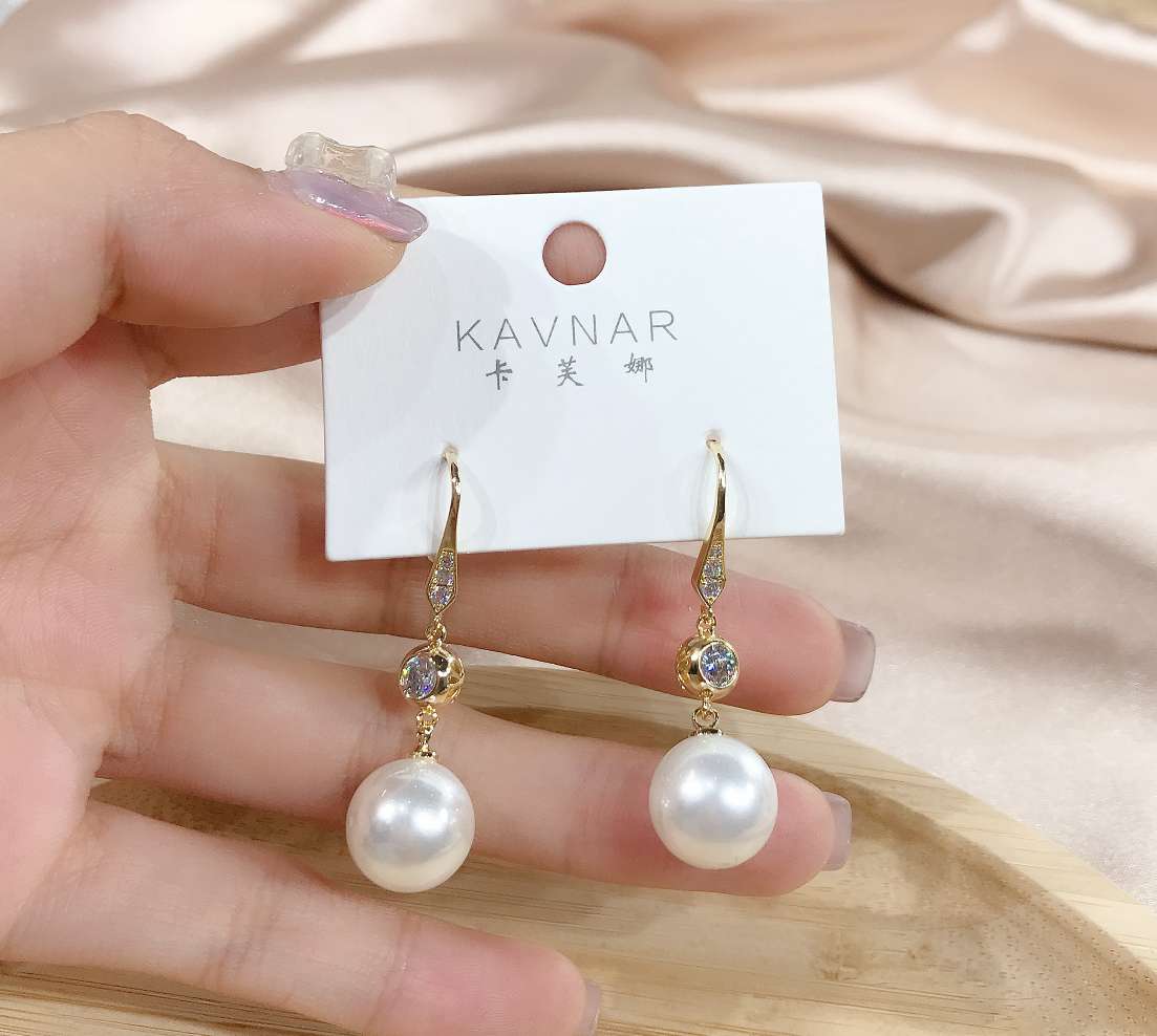 韩国火爆轻奢小香耳钩珍珠款