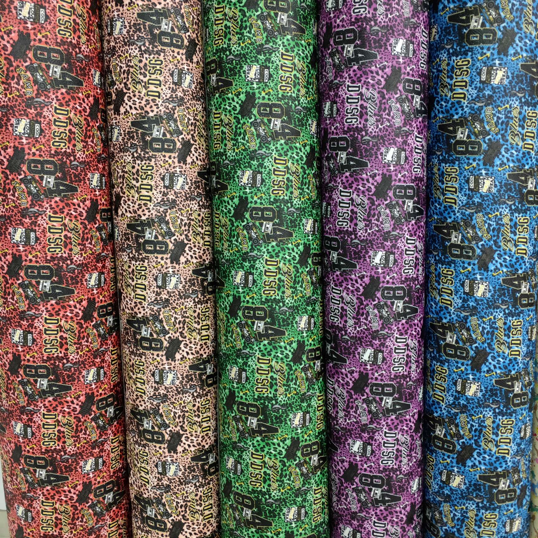 珍珠纹豹纹字母详情图8