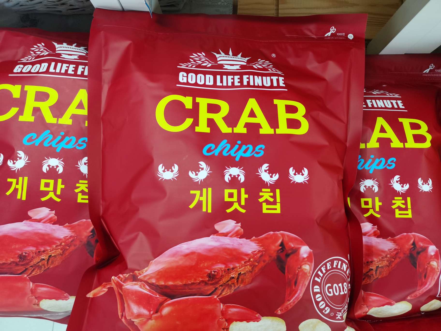 趣莱福蟹味虾片