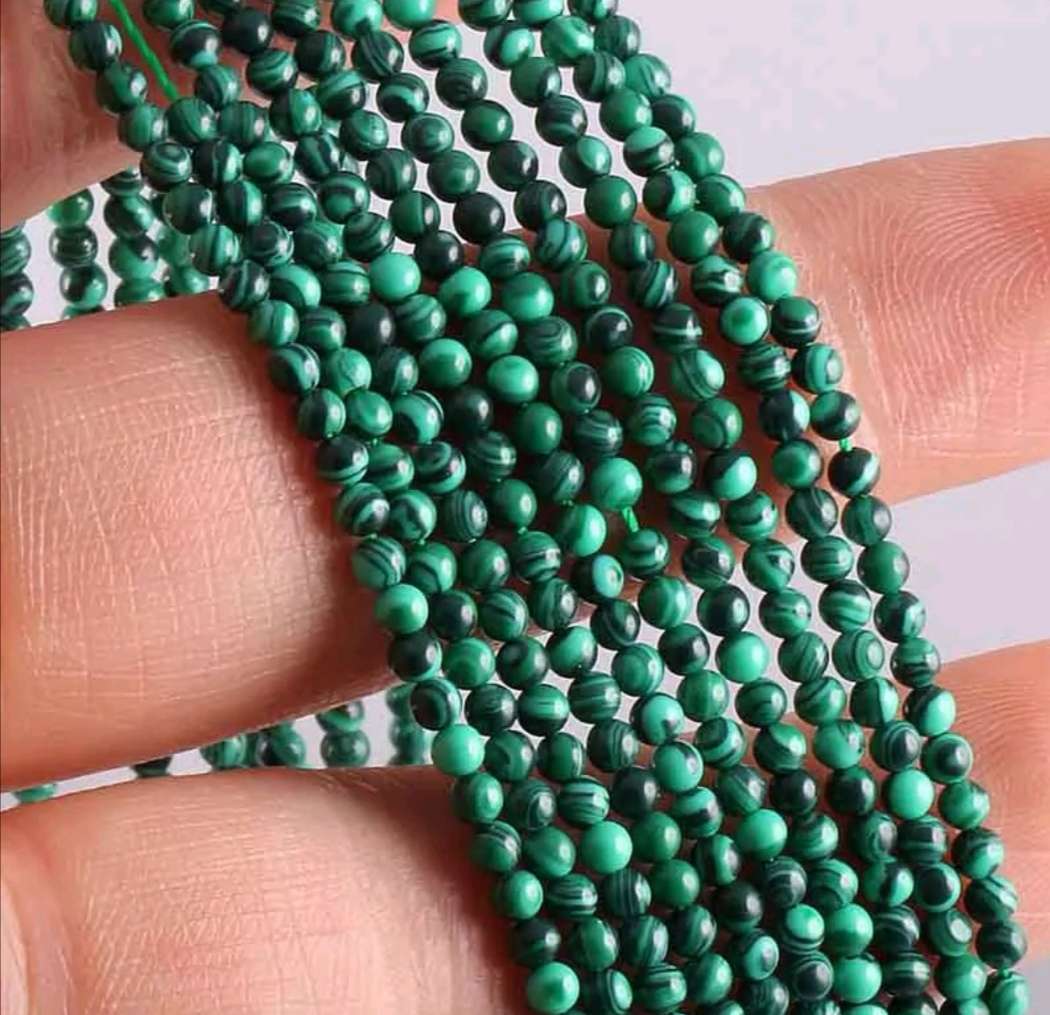 2020 New wholesale natural stone beads, rose quartz, amethyst, agate beads, jewelry making, beaded DIY bracelets, 2mm, 3mm Specification image