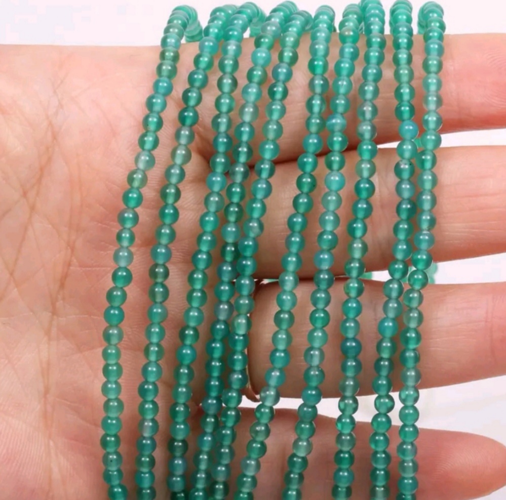 New wholesale natural stone beads, rose quartz, amethyst and agate beads DIY bracelets 2mm, 3mm Item Picture