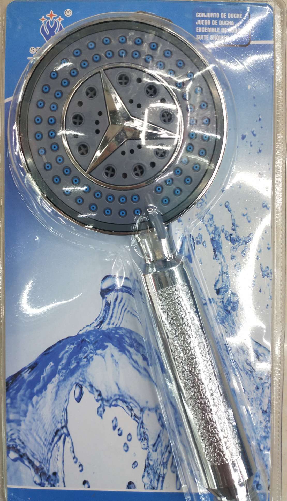 Shower shower head mercedes-benz single spray double suction thumbnail