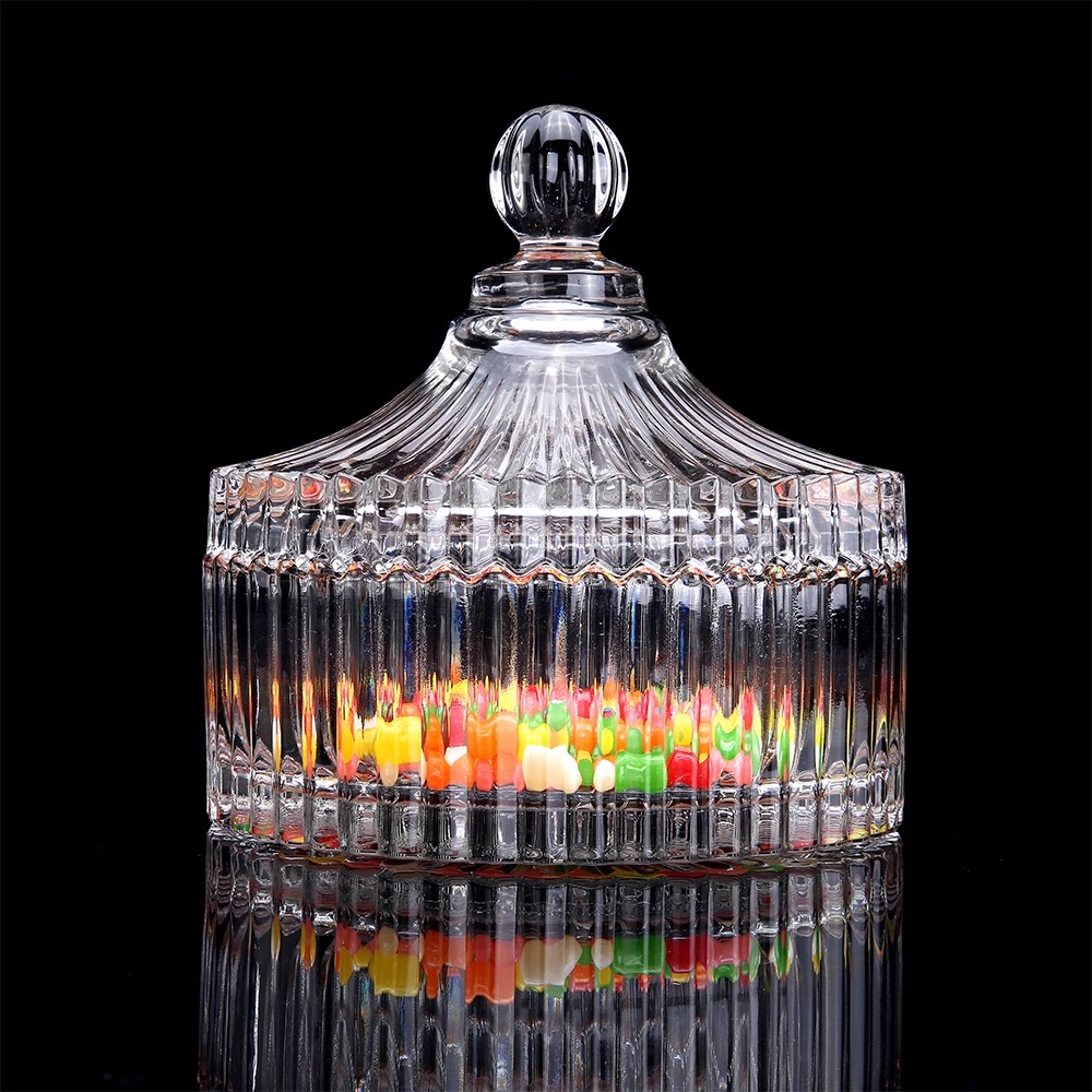 Glass sugar jar undefined
