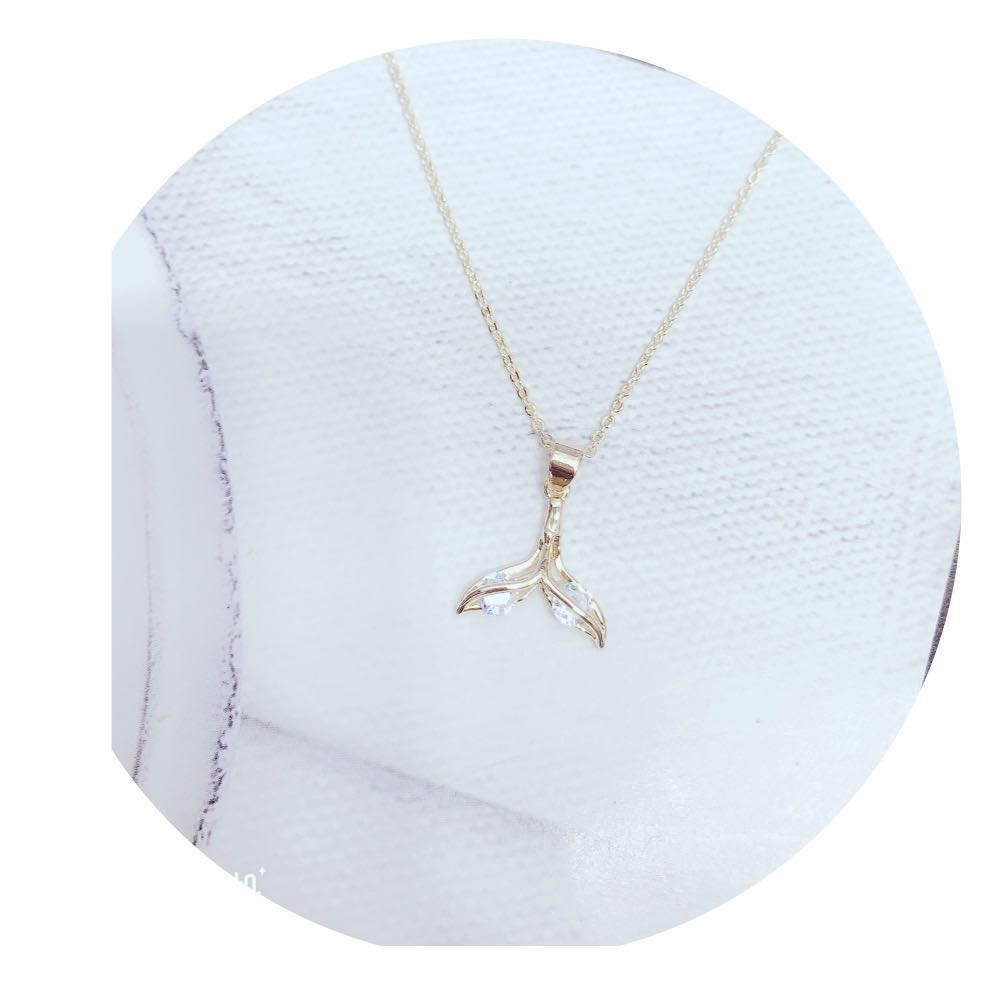 Net Red Necklace Fashion Everything Simple Collarbone Chain details Picture