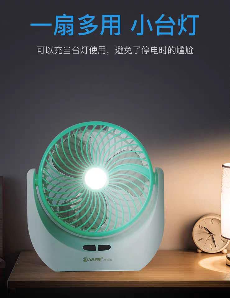 新款迷你USB风扇桌面充电小风扇带灯风扇厂家直销产品图