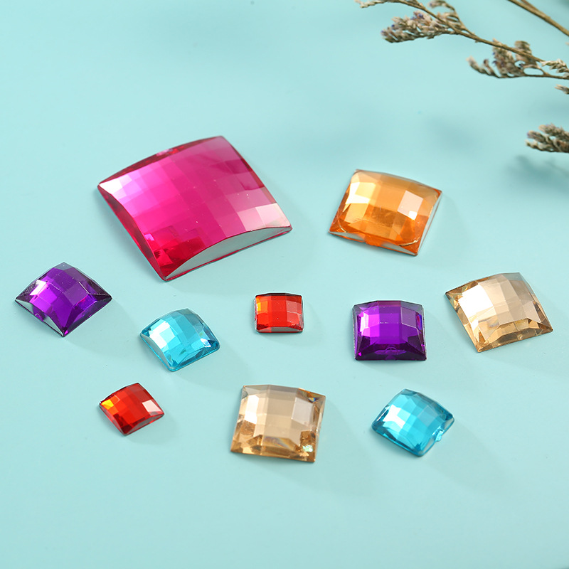 Taiwan acrylic drill square flat-bottomed turtle surface factory direct sales Application Scenario