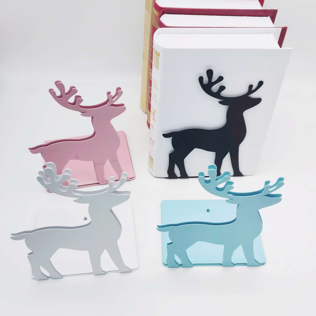 The little deer stands upright