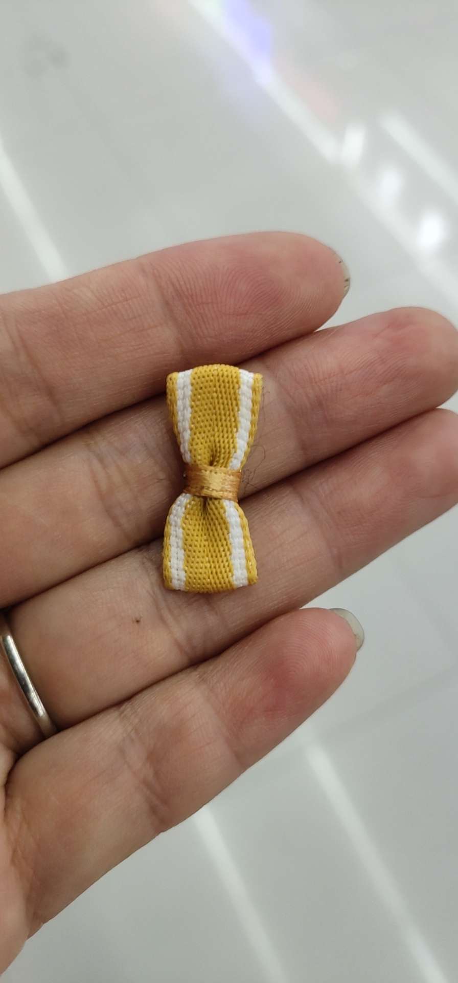 嘉华 批发内衣服装辅料丝带蝴蝶结厂家 玫瑰花装饰丝带花手打结蝴蝶结详情2