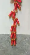 12-head mercerized firecracker string pendant for home decoration, New Year and Spring Festival decoration, indoor hanging decoration factory direct sales, 125cm Application Scenario