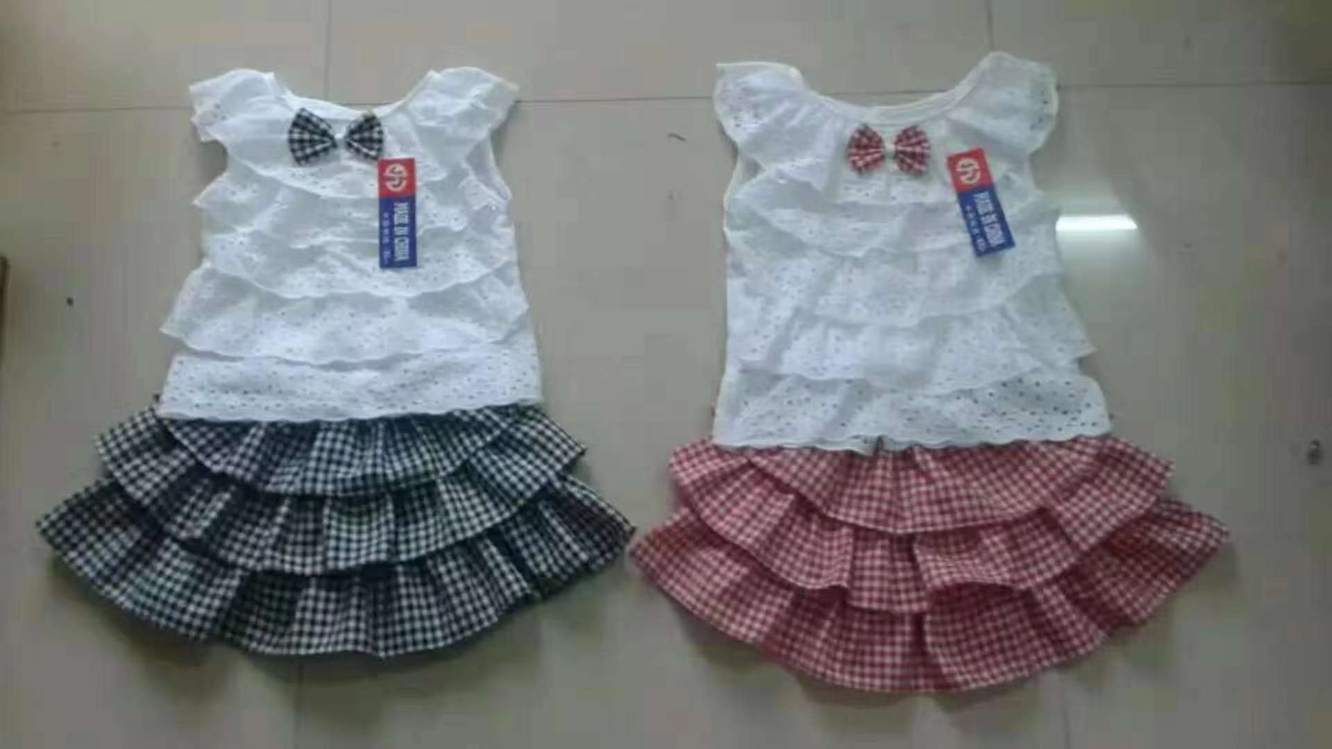 夏季女童套装产品图