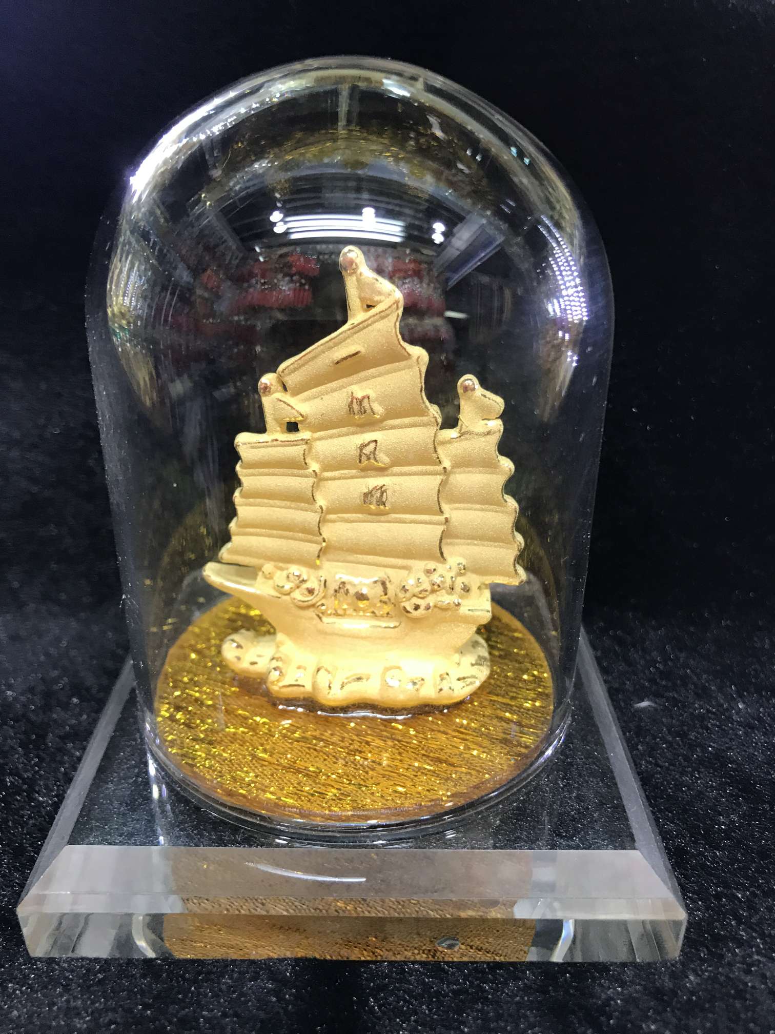 Glass cover sand gold series undefined