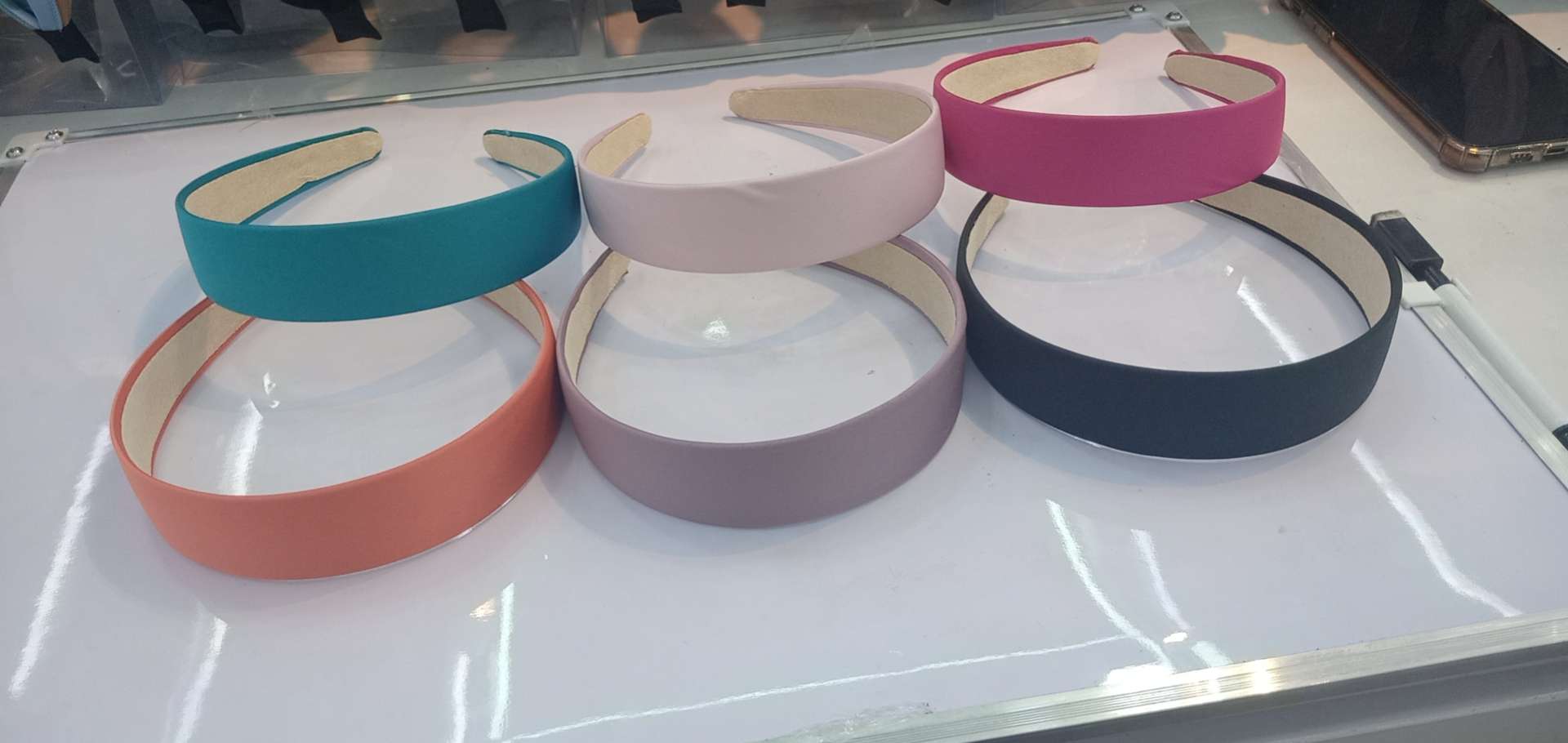 Colorful fashion headband net red headband hair accessories Trend fashion everything leather sponge smart accessories 17 thumbnail
