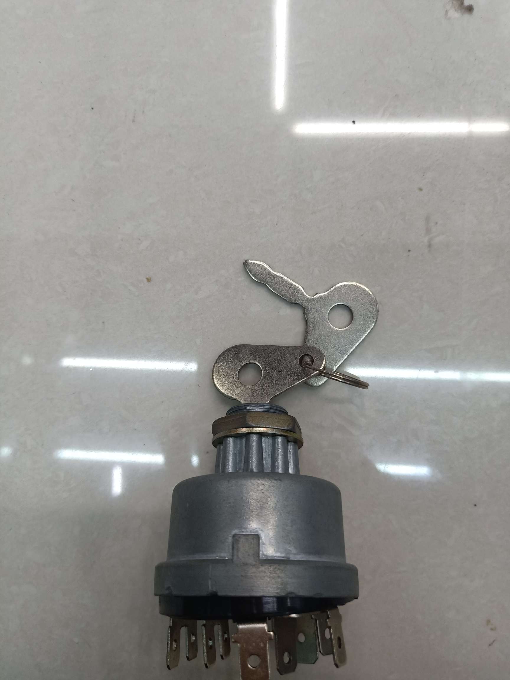 The Ignition Switch Is Modified And A Power Start Key Button With A Key Is Installed