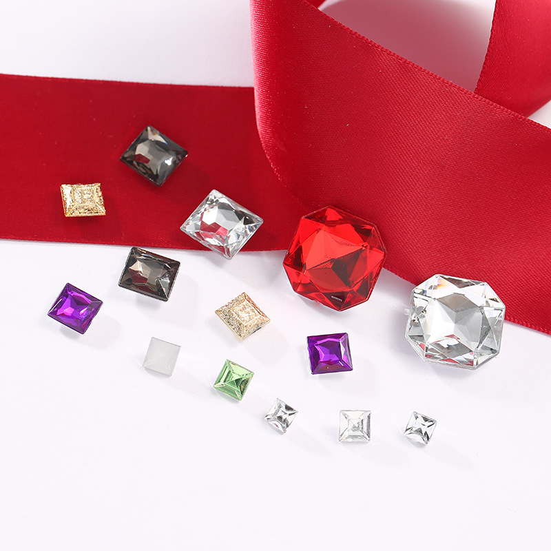 台湾压克力钻 四方尖底钻