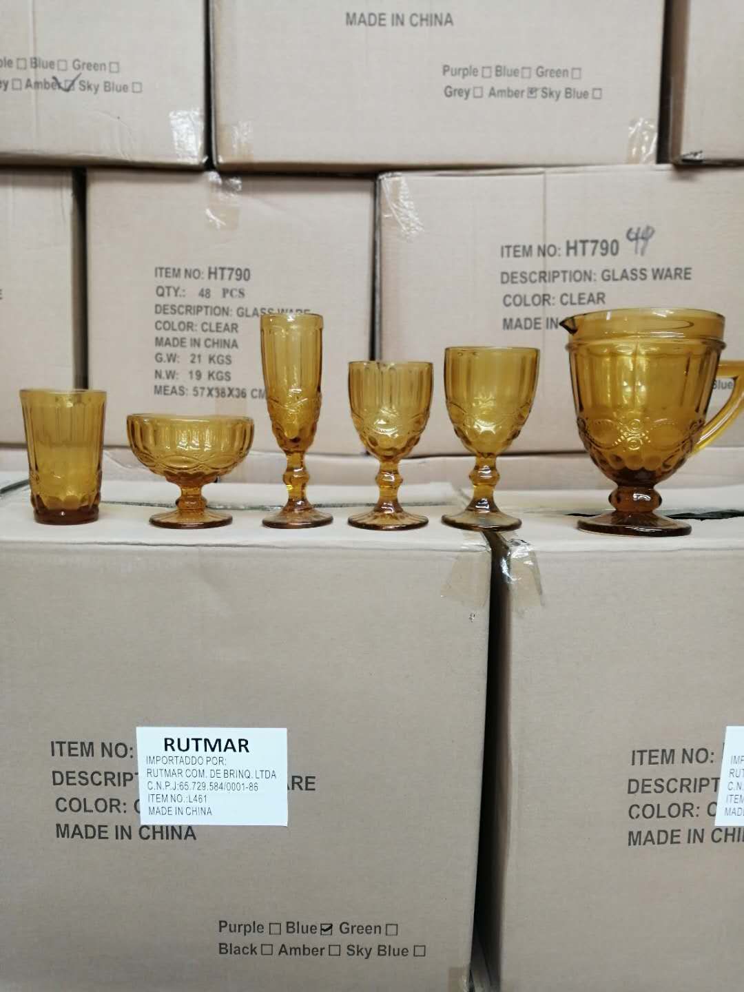 Color material vidrio copa de vino copa de agua copa de champán copa de helado undefined