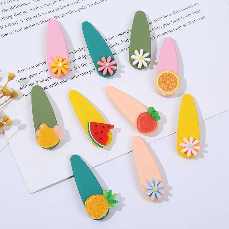 Simple small Daisy BB clip new hair clip female Korea multi - specification children hair accessories Liu Hai clip wholesale thumbnail