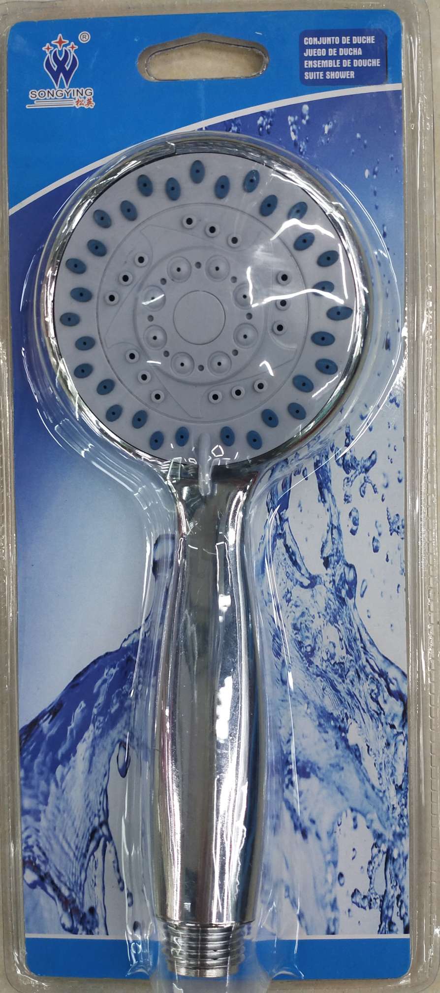 Ducha ducha ducha cabezal pequeño jiumu spray único doble aspiración