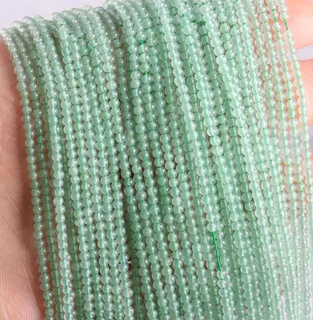 New wholesale natural stone beads, rose quartz, amethyst and agate beads DIY bracelets 2mm, 3mm undefined