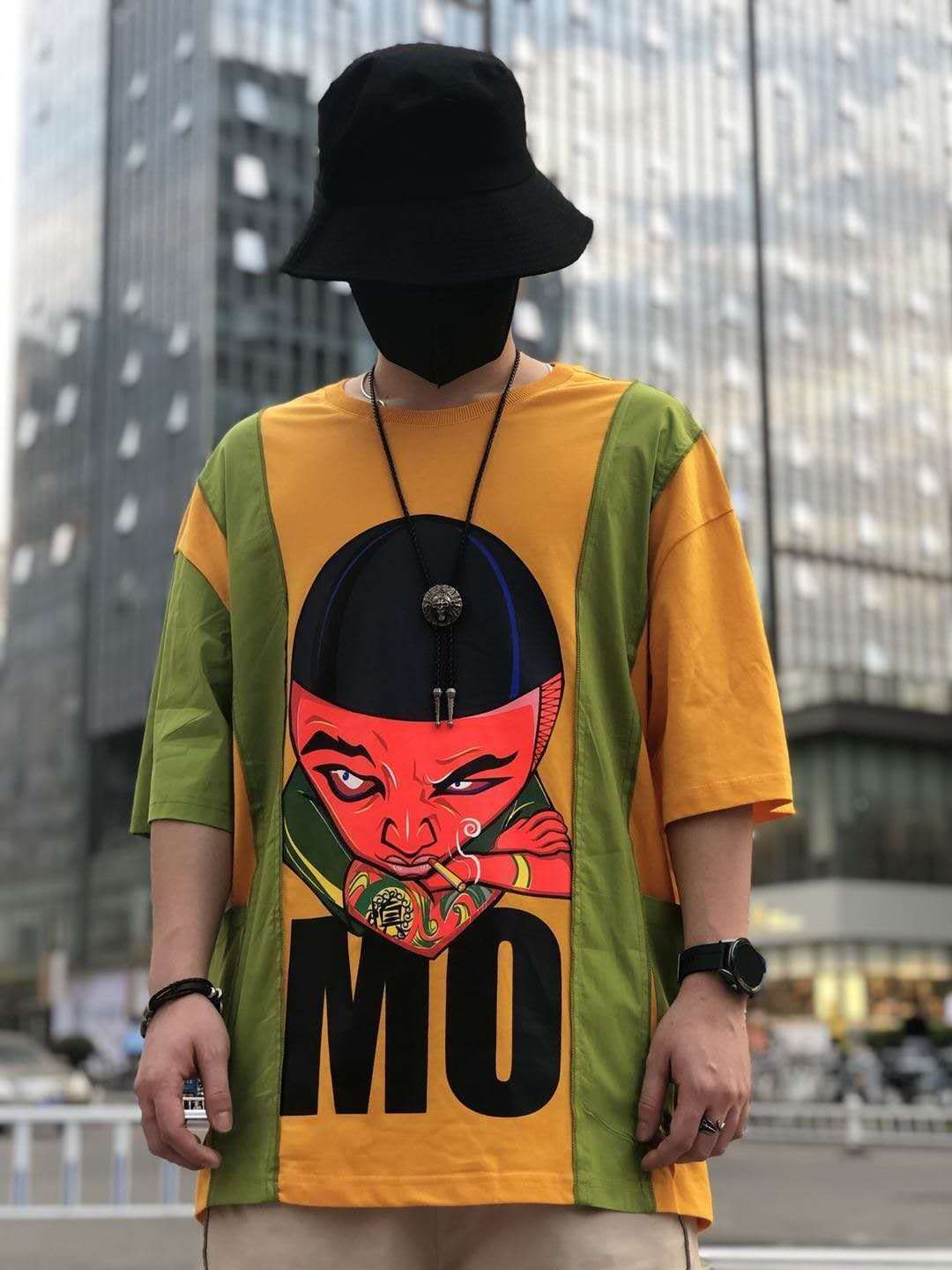Men's short sleeve T-shirt popular logo summer Korean edition 2020 new insta-loose-fitting student half sleeve T-shirt thumbnail