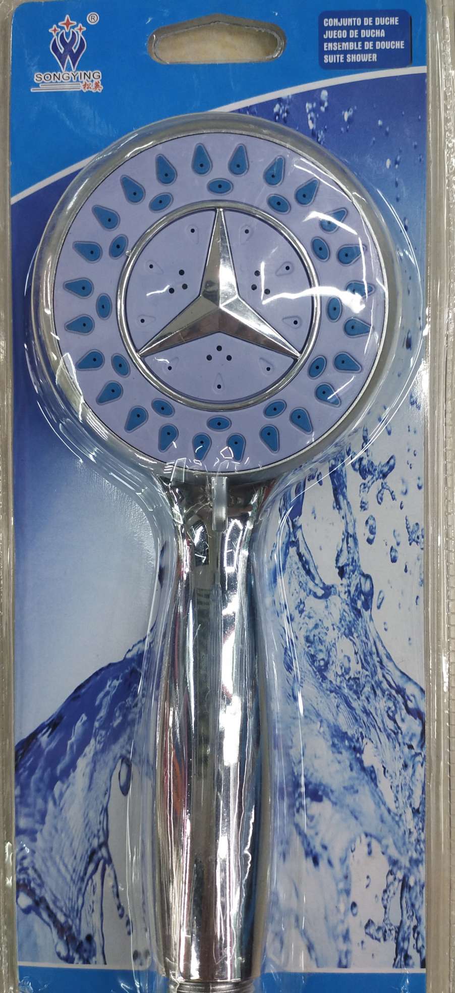 Shower head small Mercedes single spray double suction thumbnail