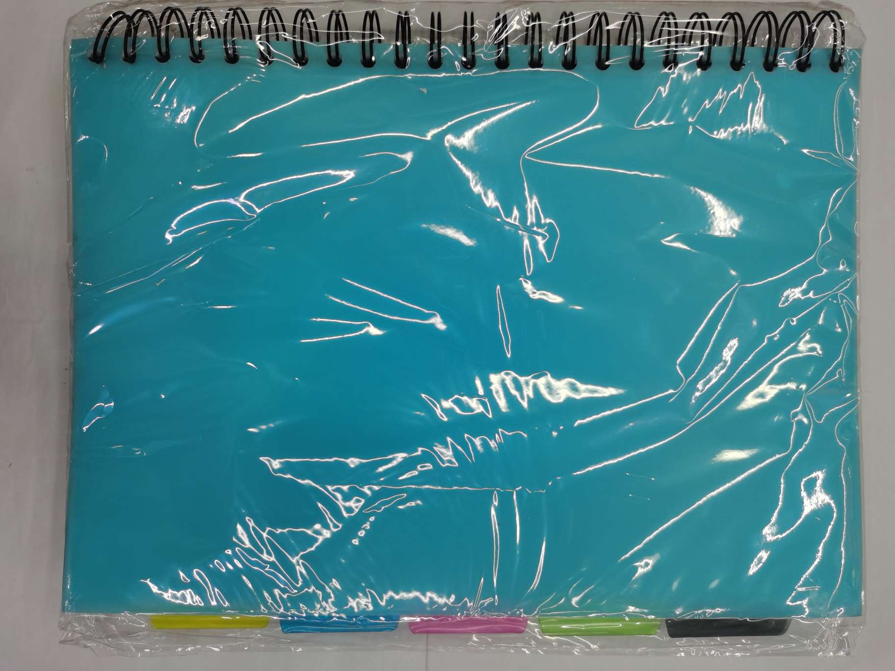 厂家直销高档PP线圈本三色混纯面，笔记本