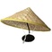 斗笠帽、竹编帽子、舞台道具竹帽、越南帽旅游帽子防晒遮雨帽、白底实物图