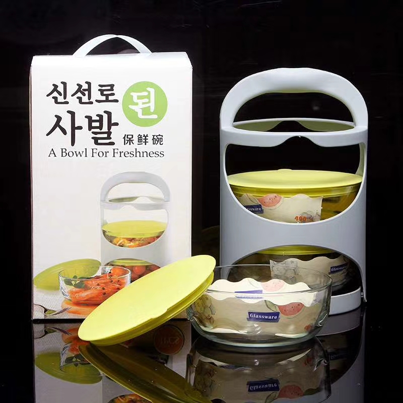 玻璃餐具套装实物图