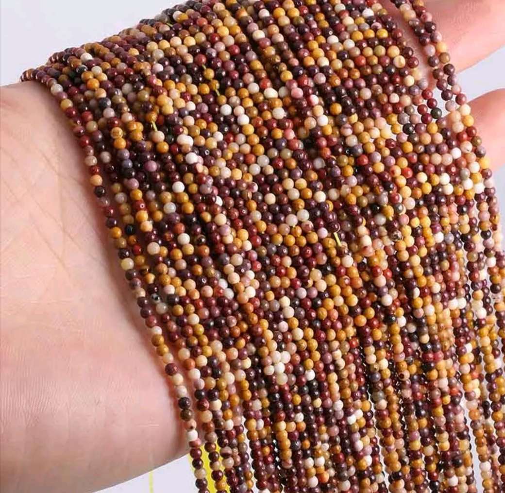 New wholesale natural stone beads, rose quartz, amethyst, agate beads, jewelry making, beaded DIY bracelets, 2mm, 3mm undefined