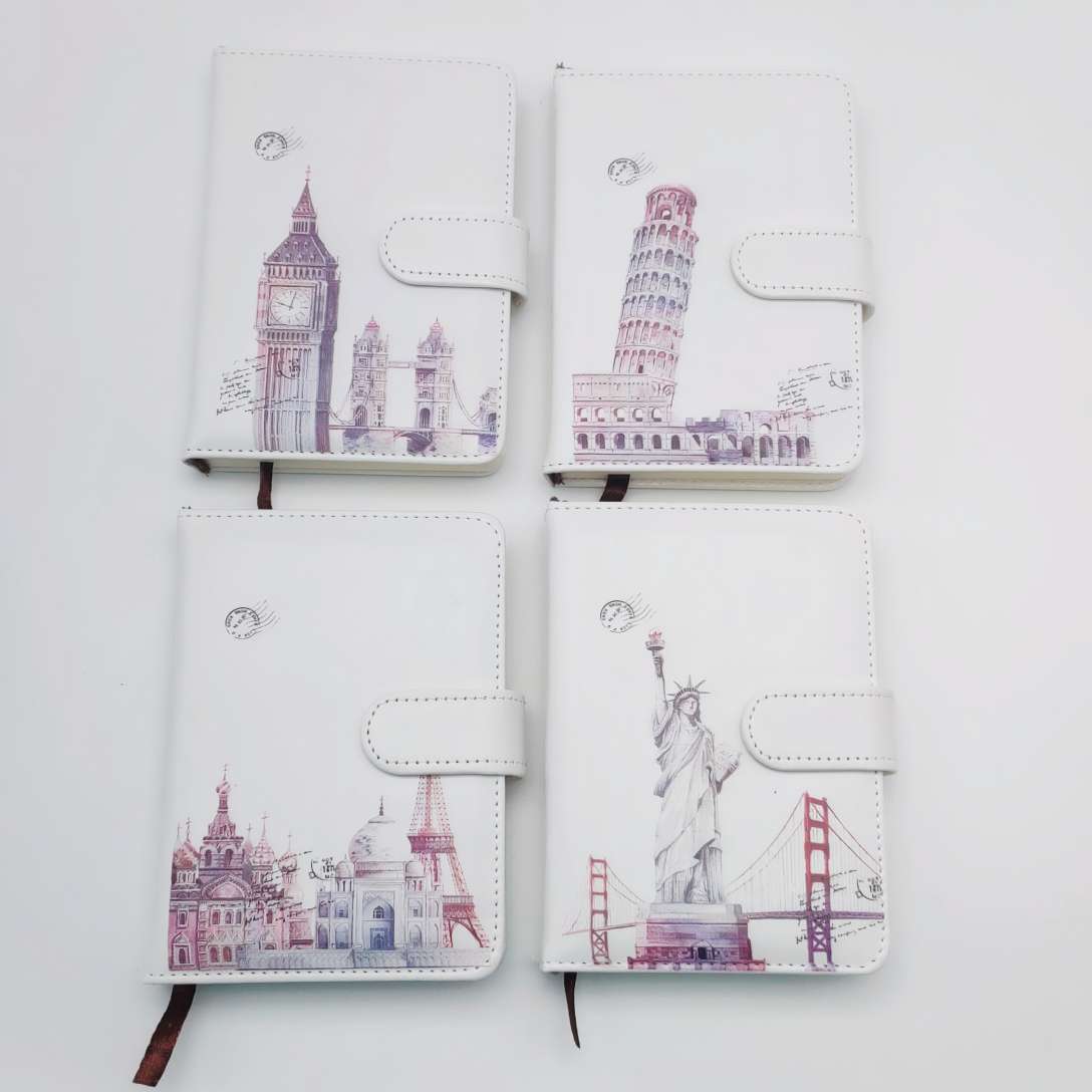 A colorful European architectural notebook