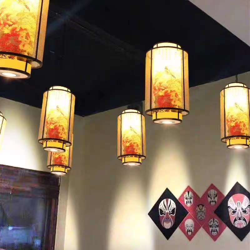 中式吊灯 中式餐厅灯  农庄专用灯笼详情图8